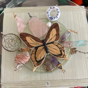 Butterfly and Gemstone Pendant Collection  Bundle For Live New Years Eve Show